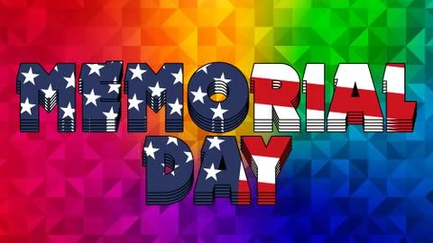 Memorial Day 005 Stock Illustration
