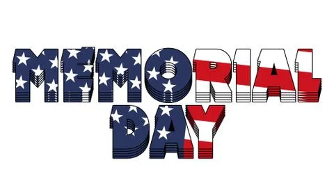 Memorial Day 006 Stock Illustration