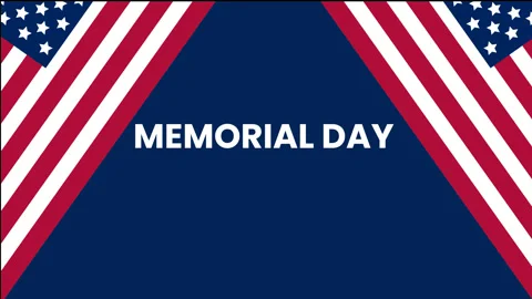 Memorial Day Animation Background v7 Stock Footage 194802582