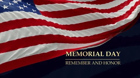 Memorial Day Animation. Stock Footage 195033264