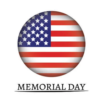 Memorial Day background Stock Illustration