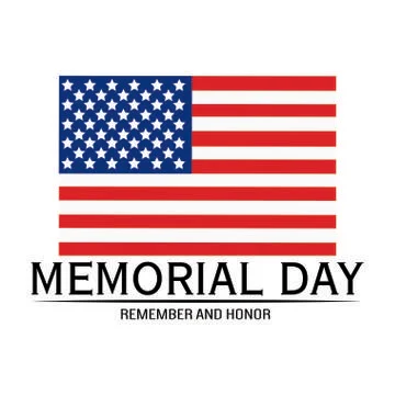 Memorial Day background Stock Illustration