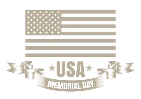 Memorial Day design Stock Illustration