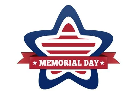 Memorial Day design Stock Illustration