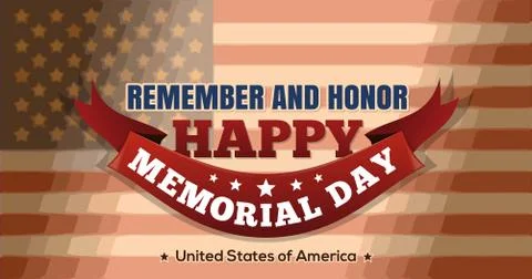Memorial Day design Stock Illustration