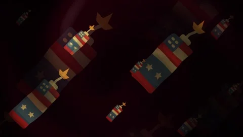 Memorial Day Firecracker Stock Footage 309414526
