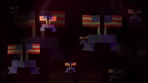 Memorial Day Flag Stock Footage 309414557