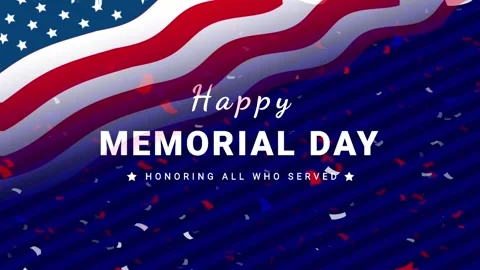Memorial day Stock Footage 326407982
