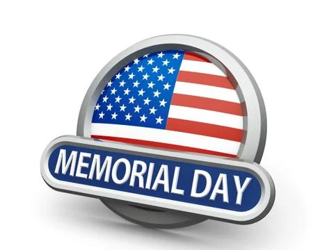 Memorial Day icon Stock Illustration