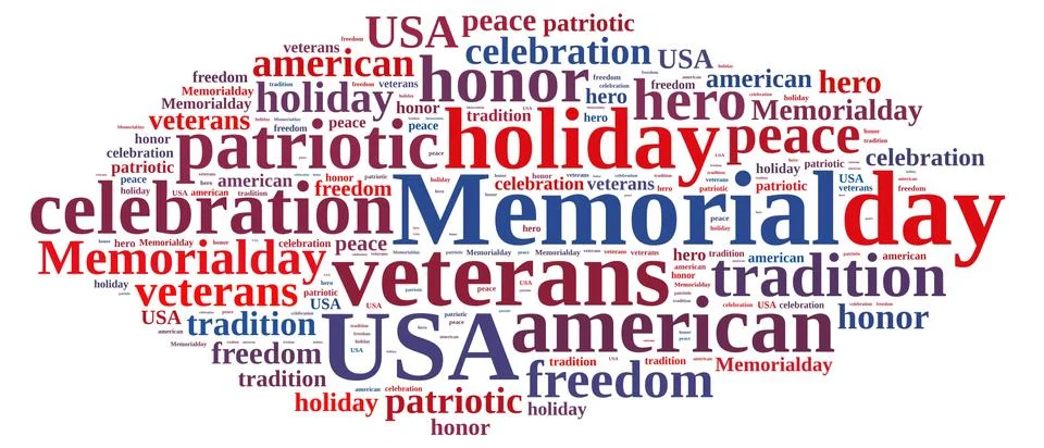 Memorial day. Stock Illustration