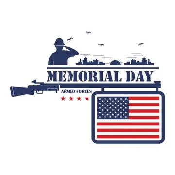 Memorial Day Stock-Illustration
