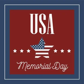 Memorial Day Illustrazione stock