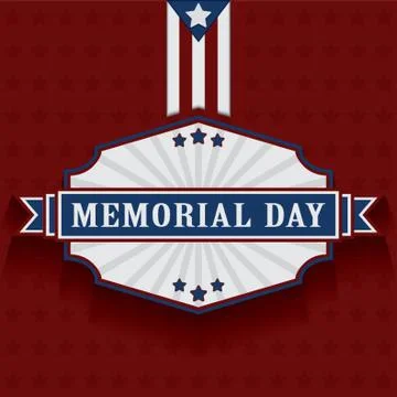 Memorial Day Illustrazione stock
