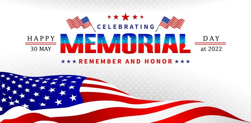 Memorial Day Stock Illustration
