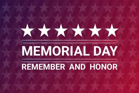 Memorial day Stock-Illustration