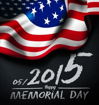 Memorial day illustration Stock Illustration
