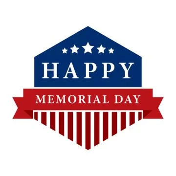 Memorial Day Label イラスト素材