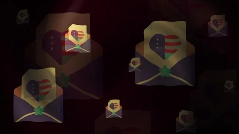 Memorial Day Letter Stock Footage 309415267
