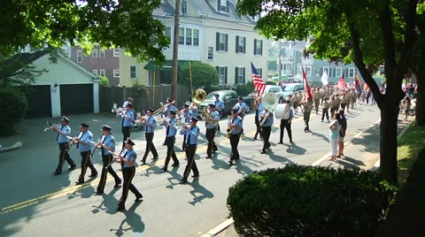 Memorial Day Parade 스톡 동영상 888611