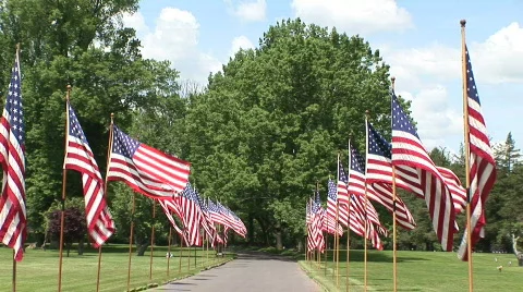 Memorial Day six Video stock 121071