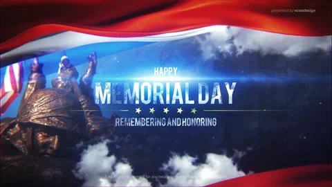 Memorial Day Title Stock After Effects