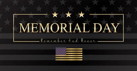 Memorial Day USA  vector eps Stock Illustration
