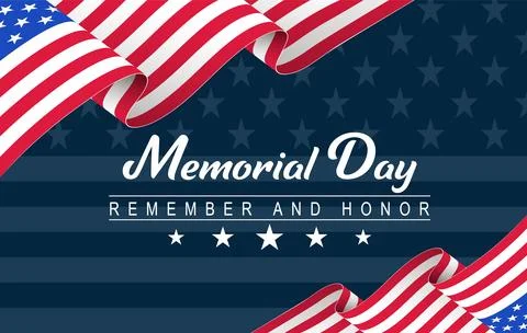 Memorial Day USA  vector eps Stock Illustration