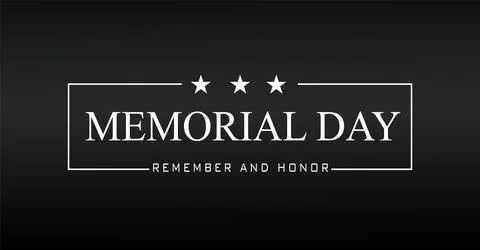 Memorial Day USA  vector eps Stock Illustration
