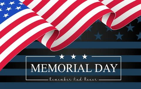 Memorial Day USA  vector eps Illustrazione stock
