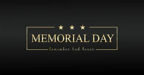 Memorial Day USA  vector eps Stock Illustration