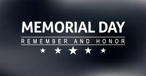 Memorial Day USA  vector eps Stock Illustration