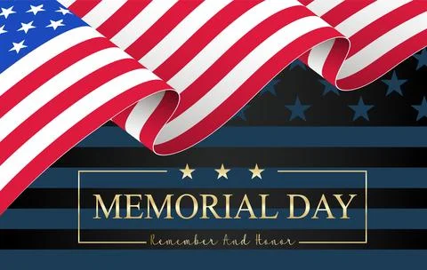 Memorial Day USA  vector eps Stock Illustration