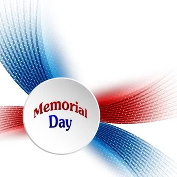 Memorial Day vector Stock Illustration