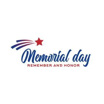 Memorial day vector illustration eps 10 Stock Illustration