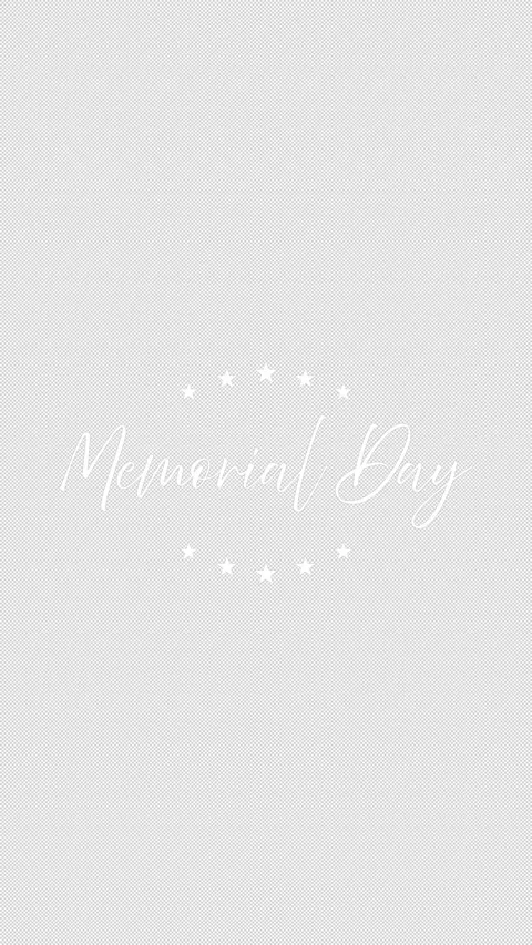 Memorial Day white text animation with stars on transparent background. Stock-Footage 333355638