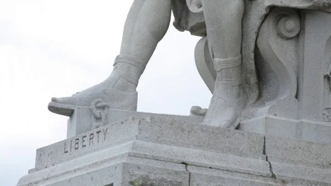 Memorial to the Founding Fathers Stock Footage 73745616