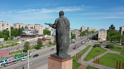 Memorial to the Heroes of the Front and Rear in Ivanovo, Russia, 06/02/2020. Stock Footage 131766028