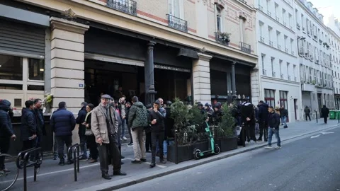 Memorial for kurdish victims of shooting attack in Paris , 25 december 2022 Stock Footage 228465963