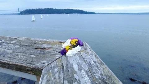 Memorial Of A Loved One  Stock Footage 201915337