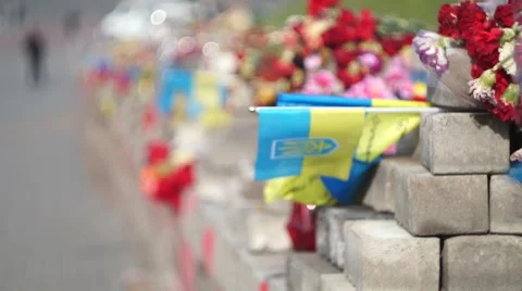 Memorial Monument Ukraine Stock Footage 49410007