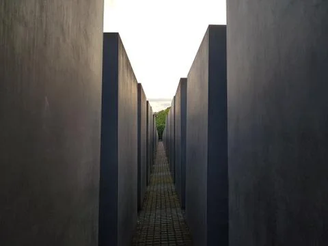 Memorial To The Murdered Jews Of Europe In Berlin Stock Photos
