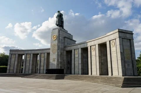 Memorial of the Second World War in Berlin, Germany Stock Photos