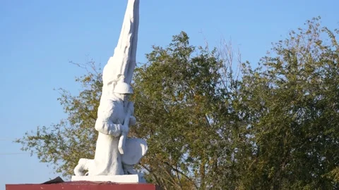 Memorial to Soviet Soldiers Stock Footage 151838197