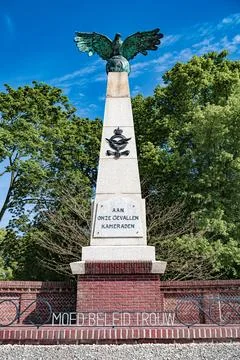 Memorial Square Dutch Air Force in Soest Foto stock