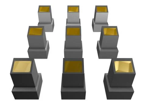 Memorial stone Illustrazione stock