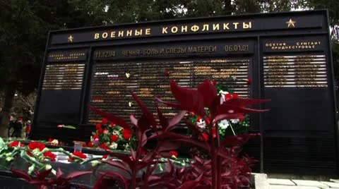 Memorial tomb Stock Footage 10565628