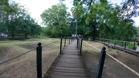 Memorial tree at Killing Fields in Phnom Penh, Cambodia Stock Footage 310882099