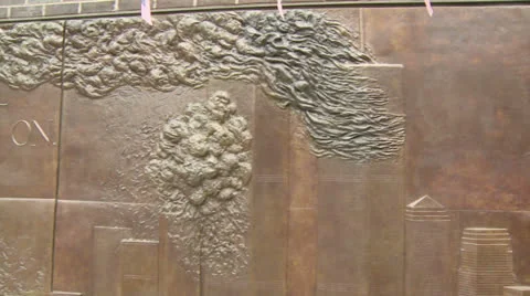 The memorial wall 스톡 동영상 22783899