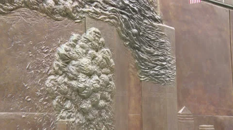 The memorial wall 스톡 동영상 22783942