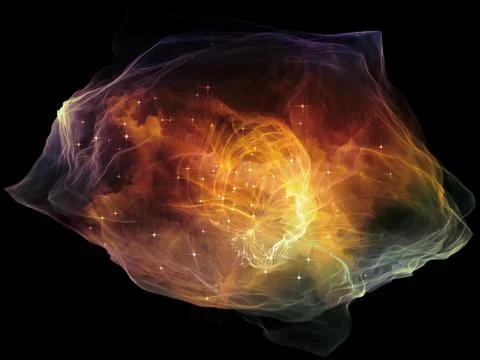 Memories of Dream Particle Stock Illustration